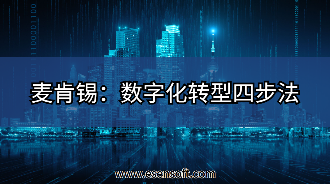麦肯锡：数字化转型四步法